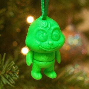 Green Grinch Ornament